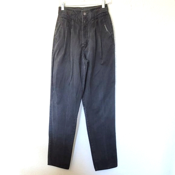 Rocky Mountain Denim - Vintage Rocky Mountain Women's High Waist Black Jeans Size 30/11 0001